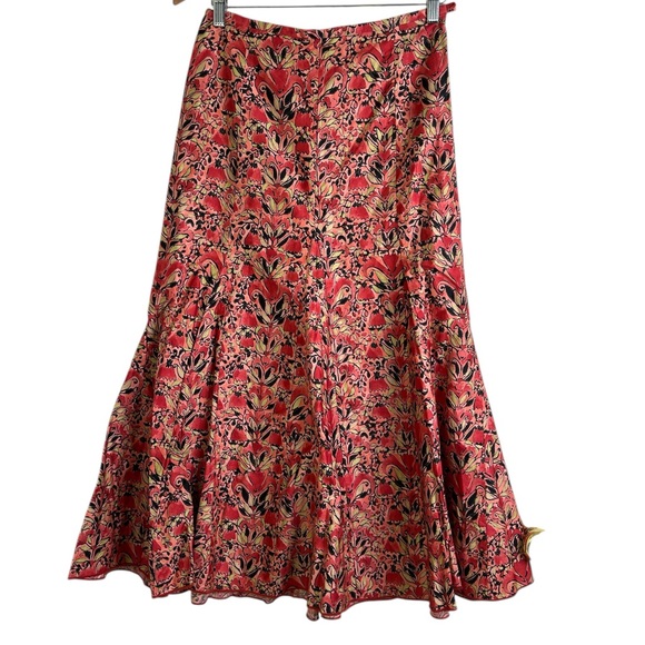 Peruvian Connection Dresses & Skirts - Peruvian Connection Multi colored Patterned pleated Maxi Skirt